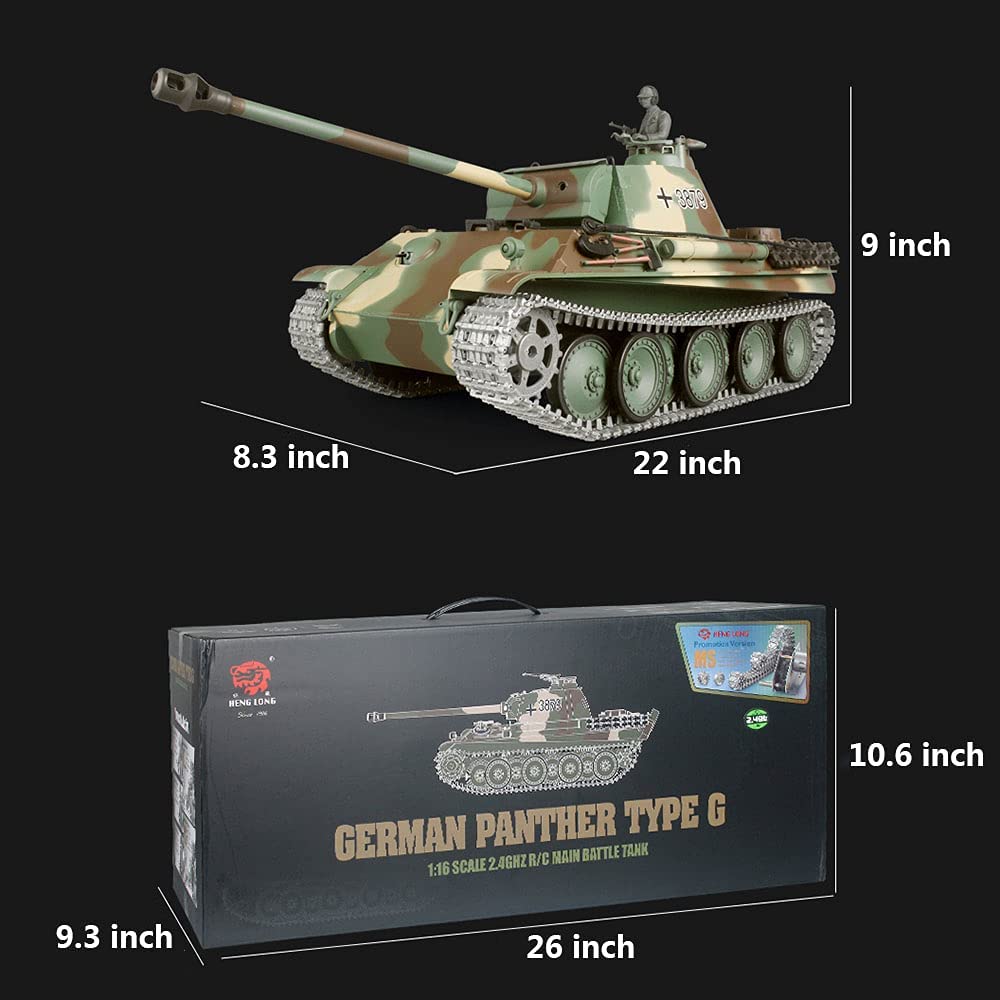 Heng Long 3879 German Panther Type G RC Battle Tank