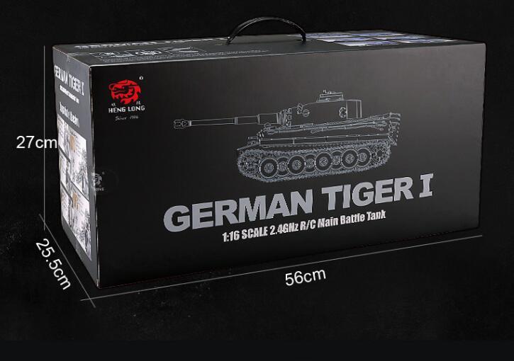 Heng Long 3818-1 Germany Tiger I Tank RC Full Metal Battle Tank - Metal Pro Version