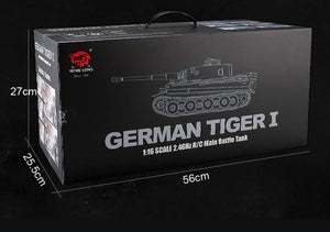 Heng Long 3818 German Tiger 1 Professional Edition 1/16 Scale Metal Tank - RTR