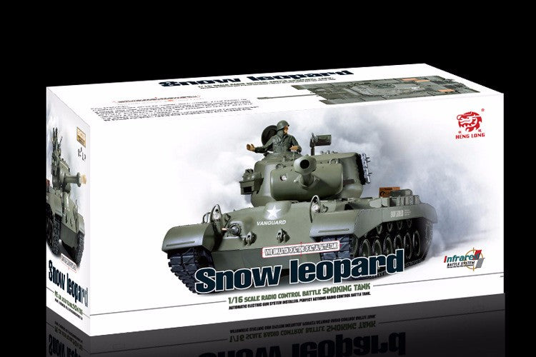 Heng Long M26 Pershing RC Tank 3838 US Army Snow Leopard Battle