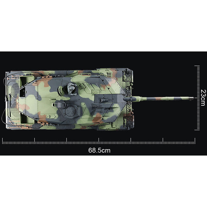 Heng Long RC Tank Metal Pro Version 1/16 2.4G German Leopard 2A6 3889-1 Metal Gear & Tracks 50% Off